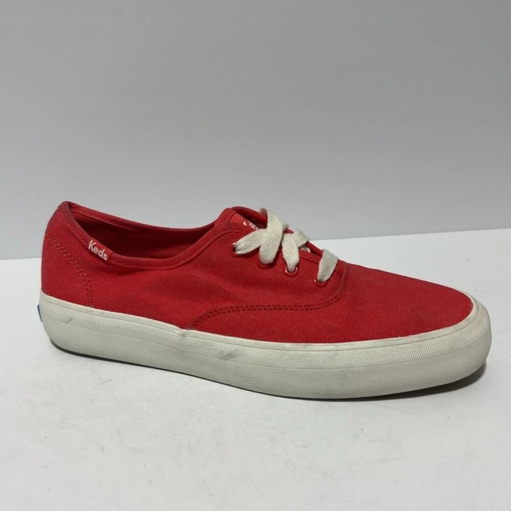 Keds Womens Champion Canvas Sneakers Size Red Size 6.5 M